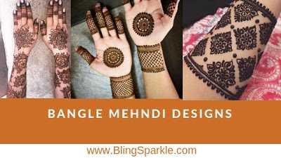 45 Trending Bangle Mehndi Designs For Hands || Kangan Mehndi Designs