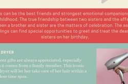 5 Best Birthday Gift Ideas for Sister Infographics