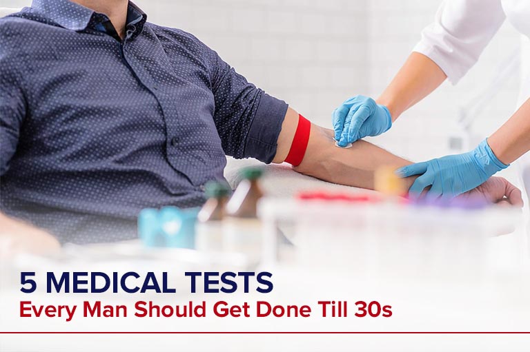 5 Medical Tests Every Man Should Get Done Till 30 - HeyCare