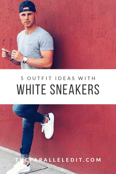 5 Outfit Ideas With White Sneakers