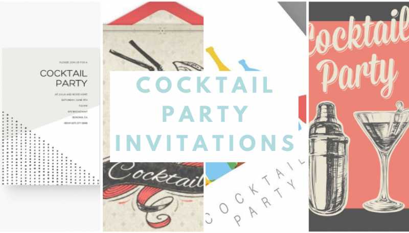 5 Top Cocktail Party Invitations Only For The Best Parties |