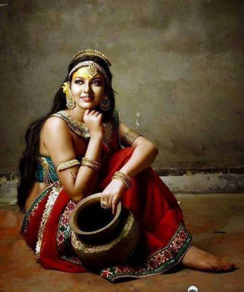 50 Most Beautiful Indian Women Paintings Of All Times