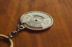 50 year calendar keychain