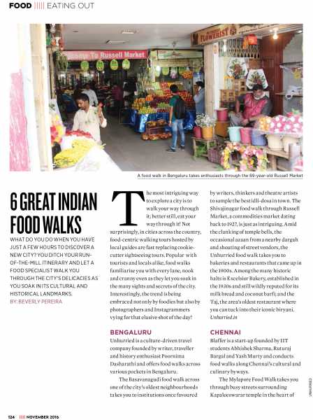 6 Great Indian Food Walks