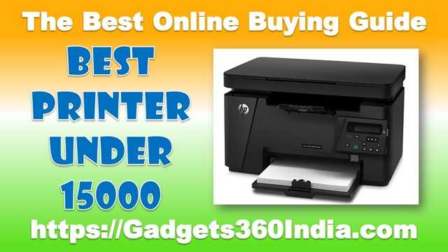 7 Best Printer Under 15000 Rs In India October 2018 [Experts Picks]