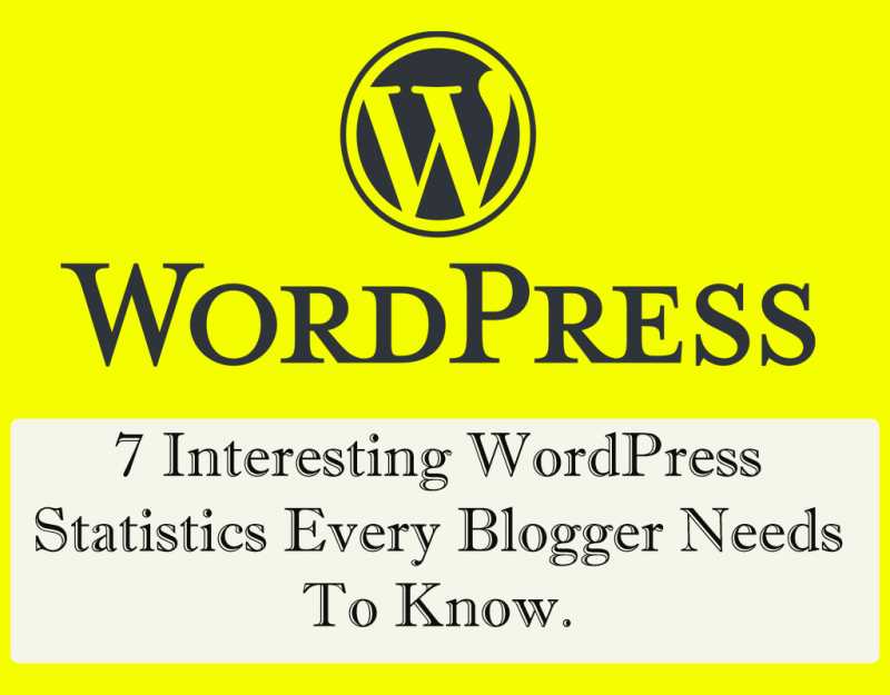 7 Interesting WordPress Statistics Every Blogger Needs To Know
