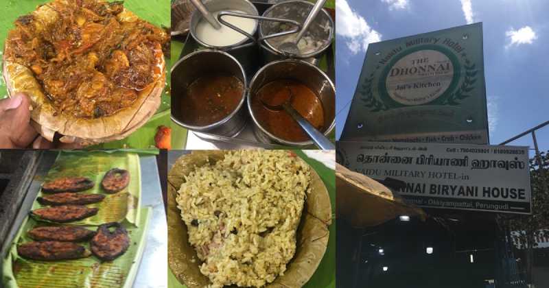 992. The Dhonnai Biriyani, Okkiyampet, OMR, Chennai.