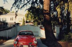 a boy and his karmann ghia - vintage los angeles