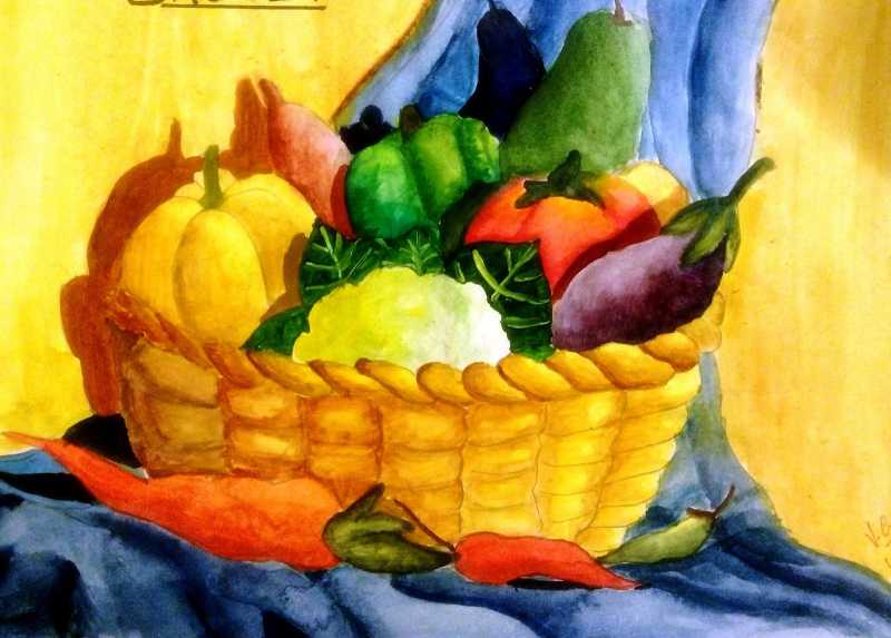 A Basket Of Vegetables