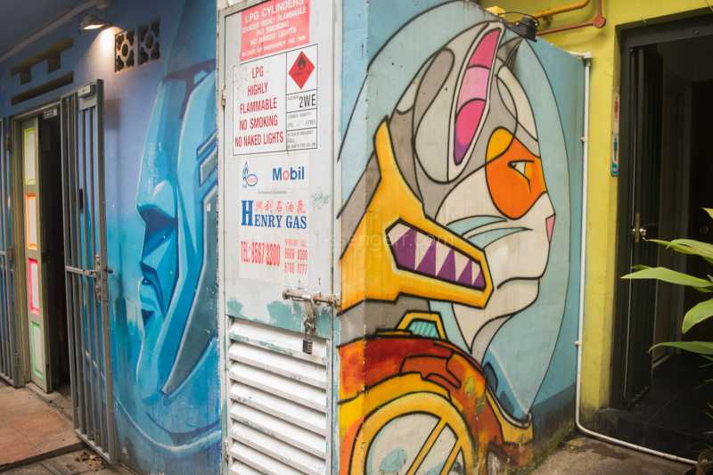A Colorful Lanes Of Arab Street, Singapore