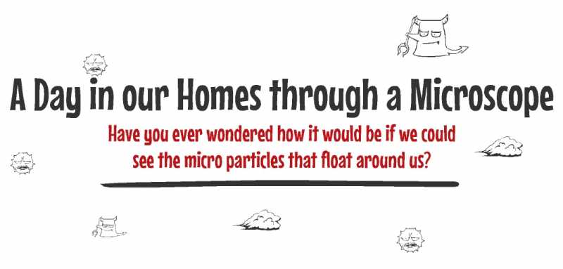 A Day In Our Homes Through A Microscope