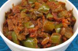 A Delightful Peanut Capsicum Masala  