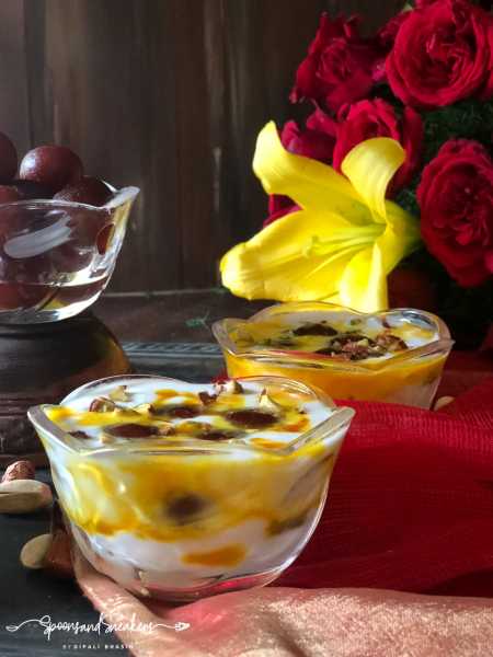 A Fusion Diwali Dessert - Gulab Jamun Parfait