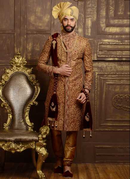 A Guide To Flaunting The Best Wedding Sherwani Shades And Styles This Season - Nihal Fashions Blog