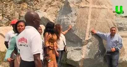 A MYSTERIOUS ROCK BEARING THE SIGN OF CROSS DISCOVERED IN GHANA