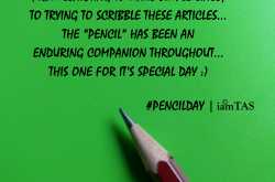 A PENCIL…