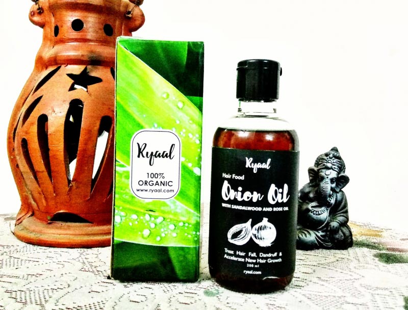 A Review Of Ryaal 100% Organic Hair Food Onion Hair Oil.
