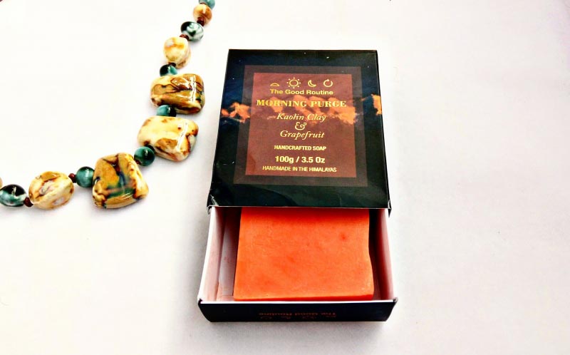 A Review Of The Good Routine Handmade Soap Morning Purge Kaolin Clay &  Grapefruit.