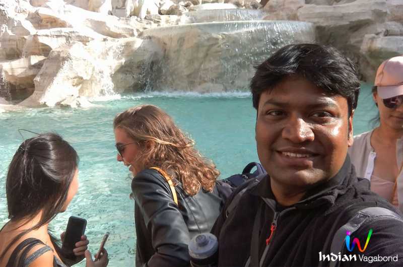 A Trip To Trevi Fountain With My Family