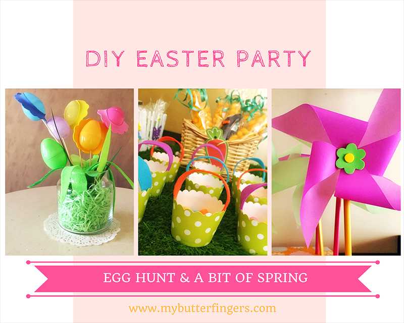 A Bit Of Spring And An Egg Hunt Easter Party For Kids, With Easy DIYs