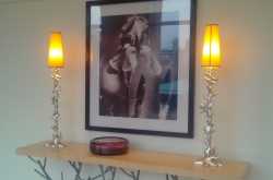 A designer table at itc gardenia