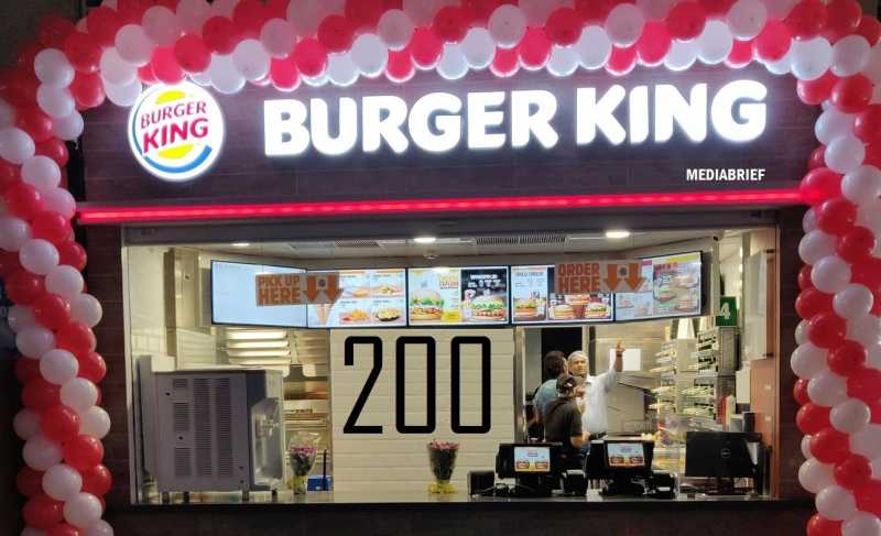 A Double Century For BURGER KING In India - 200th Outlet In Mumbai