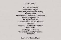 A lost friend