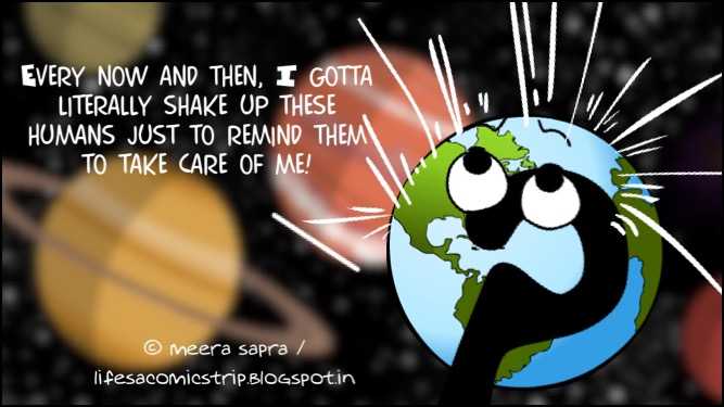 A Shaky Message From Earth