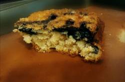 A simple eggless blueberry cake recipe