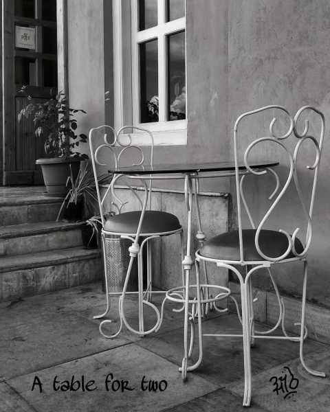 A Table For Two: Photo Series ~ Adi