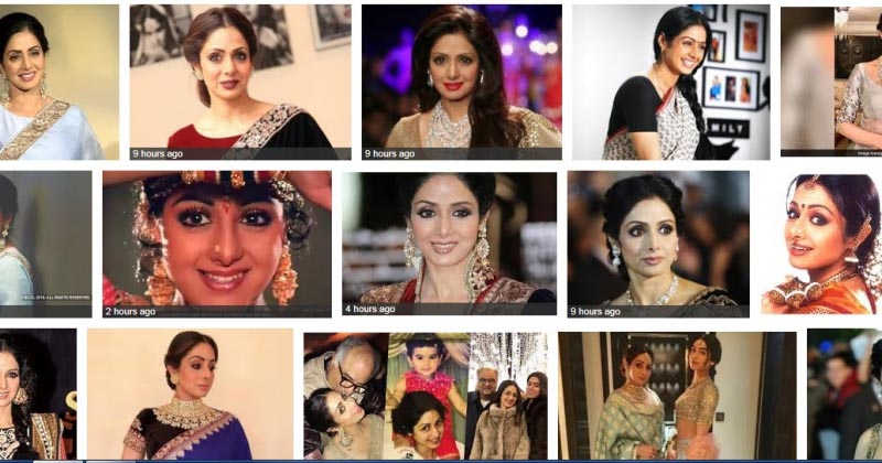 ACTOR SRIDEVI HAD A CARDIAC ARREST: She Passed Away