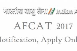 AFCAT 1 2017 Apply Online Last date 29th December
