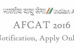 AFCAT 2 2016 Apply Online Last date 30th June