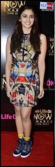 ALIA BHATT AT LIFE OK NOW AWARDS 2014