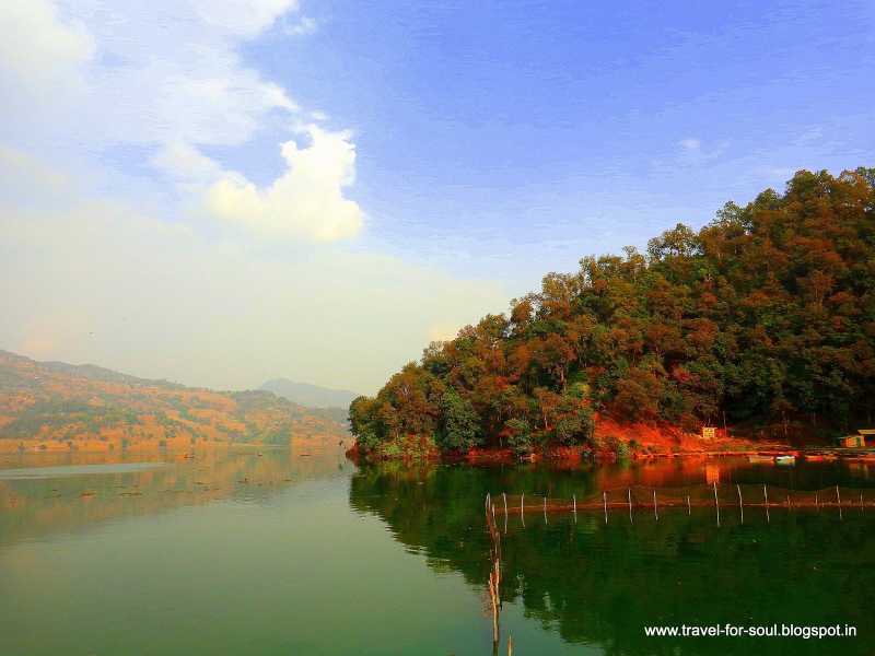 AN EVENING ACROSS BEGNAS LAKE - POKHARA, NEPAL