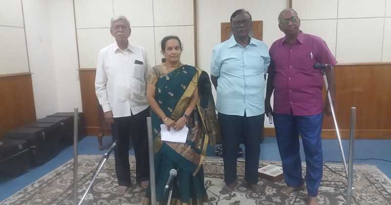 AOSC Members Present A Telugu Program On AIR - Feb 2019