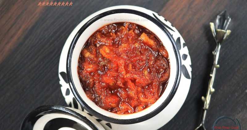 Aam Ka Chunda | Chundo (Gujurati Sweet Mango Pickle)