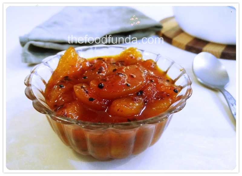 Aam Ki Launji With Jaggery|Sweet And Sour Mango Pickle - The Food Funda