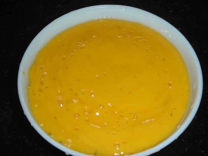 Aamras (ಮಾವಿನ ಹಣ್ಣಿನ ಸೀಕರಣೆ  ) 