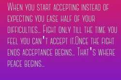 Acceptance and All About It....