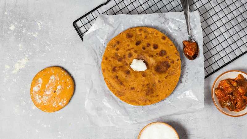 Achari Masala Paratha Recipe - Indian Vegetarian Recipes By Siddhi - Quick Recipes & Cooking Ideas