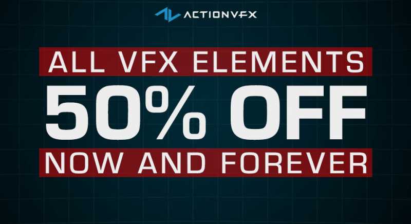 ActionVFX Massively Cuts Prices In Half, Forever