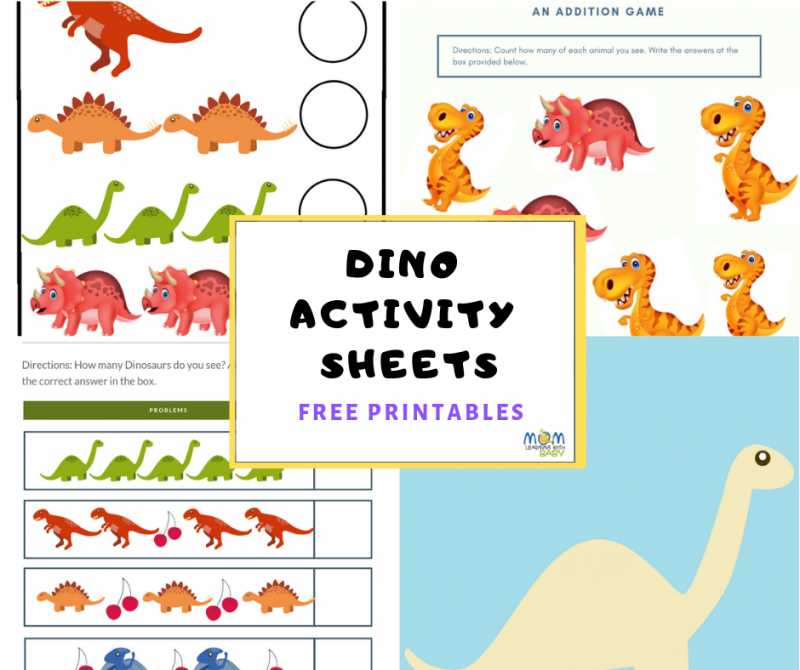 Activity Sheets For Preschoolers-Free Printables
