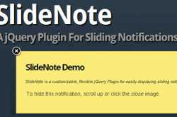 Add Slider Notification Widget in Blogger - SlideNote