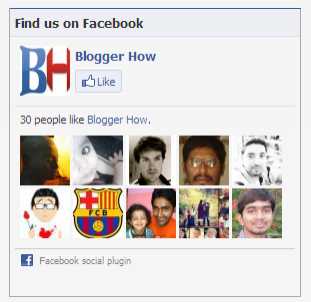 Add And Customize Facebook Like Box Using CSS - Blogger How