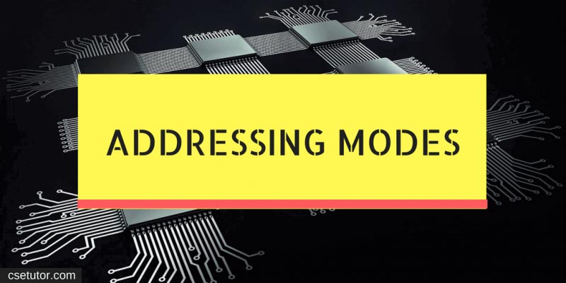 Addressing Modes In Computer Architecture With Diagram