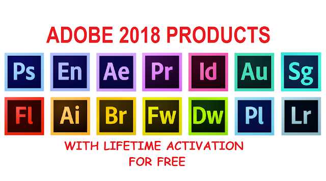 Adobe 2018 Products With Premium Activation