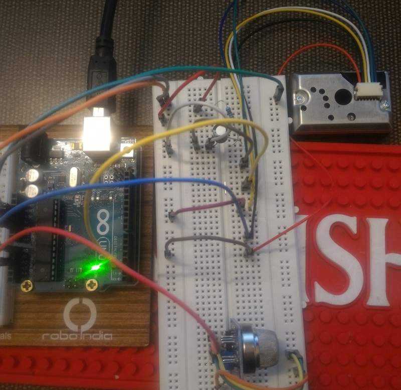 Adruino Project : Pollution Sensor System, Initial Setup.
