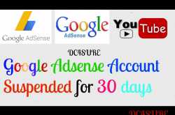 Adsense account suspended for 30 days