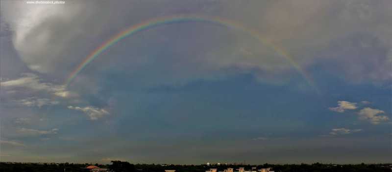 After Dark Clouds Comes The Rainbow With Sunshine - The Time Lock